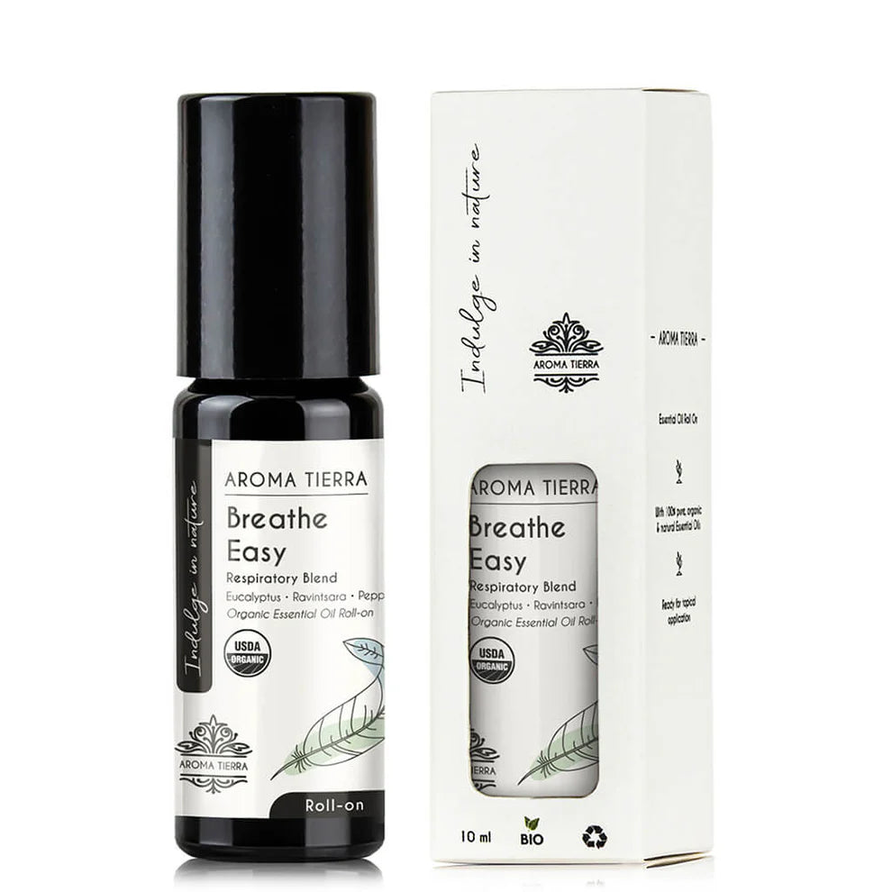 A Breath Easy Organic Essential Oil Roll-On by Aroma Tierra