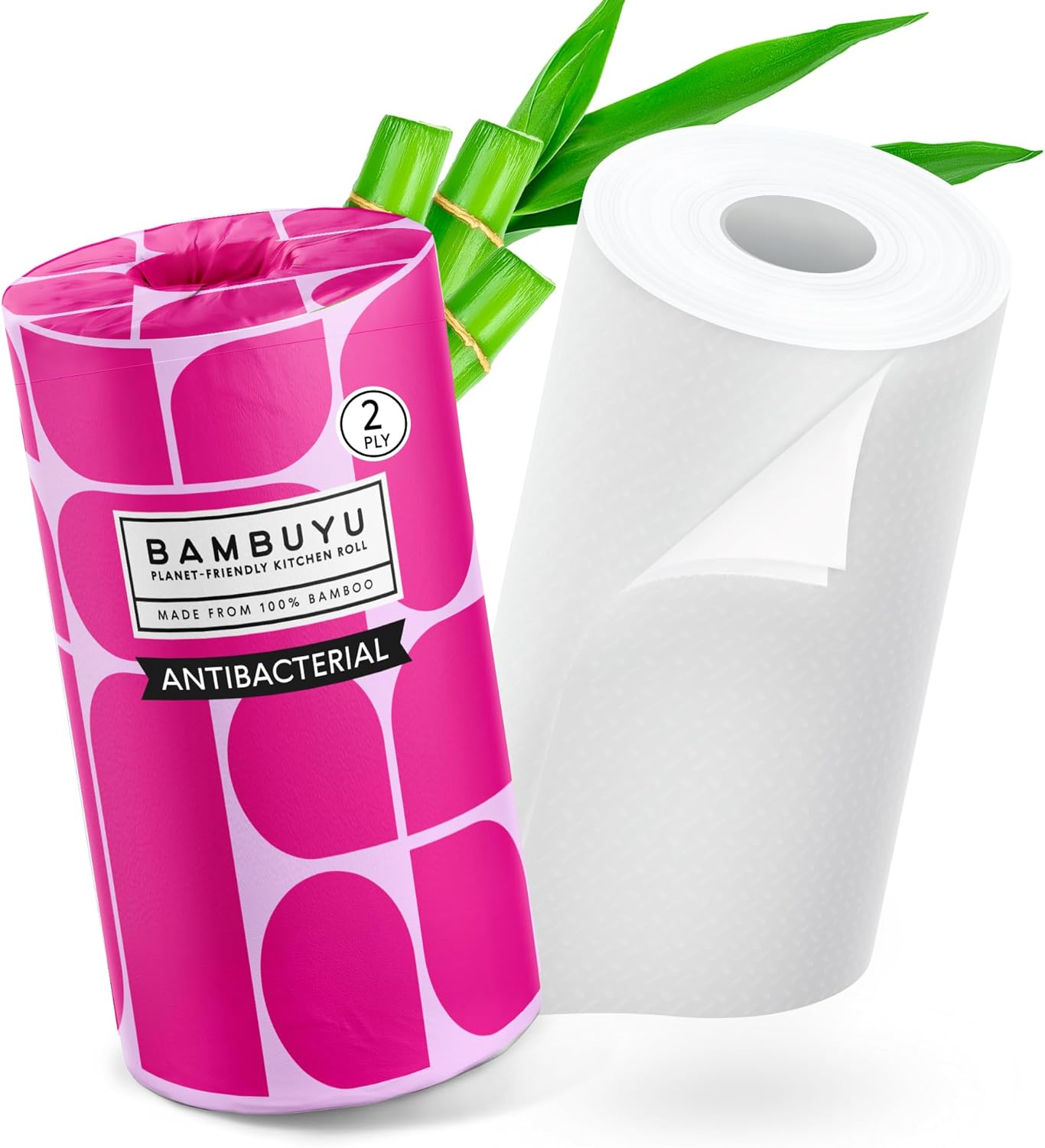 Bambuyu Kitchen Towel - 2 rolls