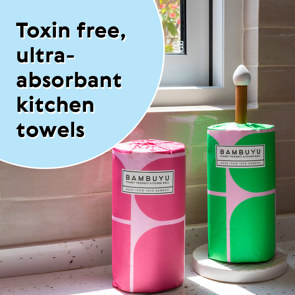Bambuyu Kitchen Towel - 2 rolls