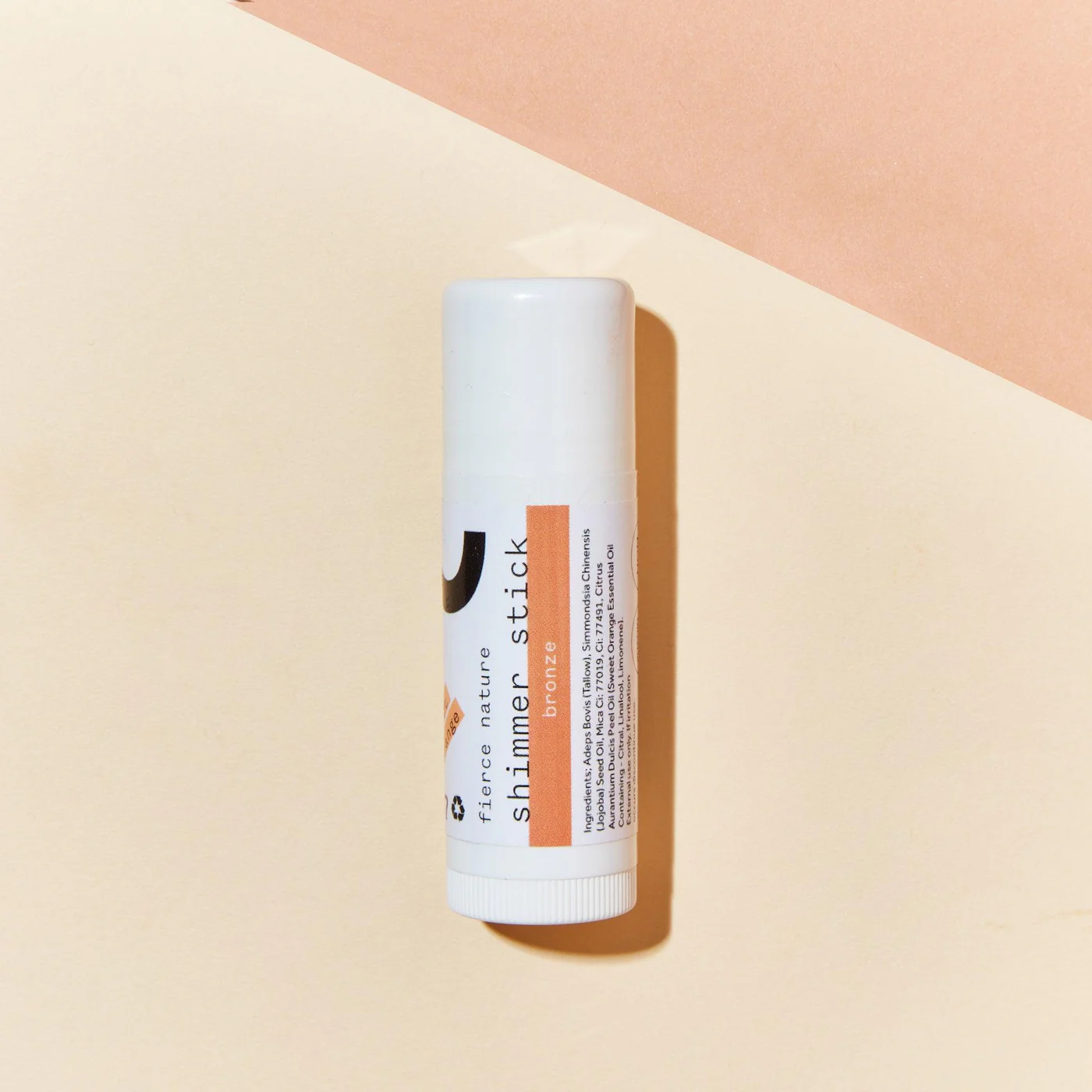 Organic Tallow Stick Bronze Shimmer (Sweet Orange) - 15g