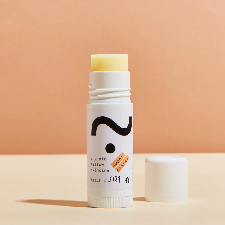 Organic Tallow Selfie Stick Natural (Sweet Orange) - 15g