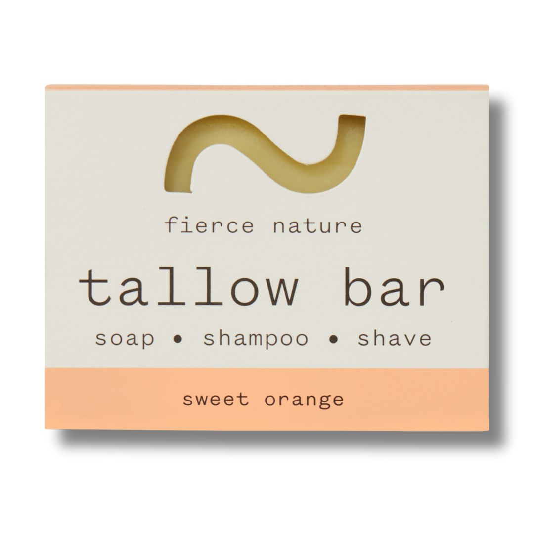 Multi-Use Tallow Bar (Sweet Orange) - 80g