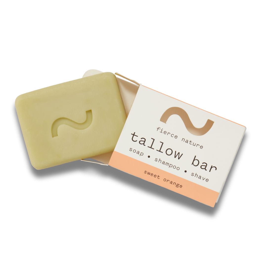 Multi-Use Tallow Bar (Sweet Orange) - 80g