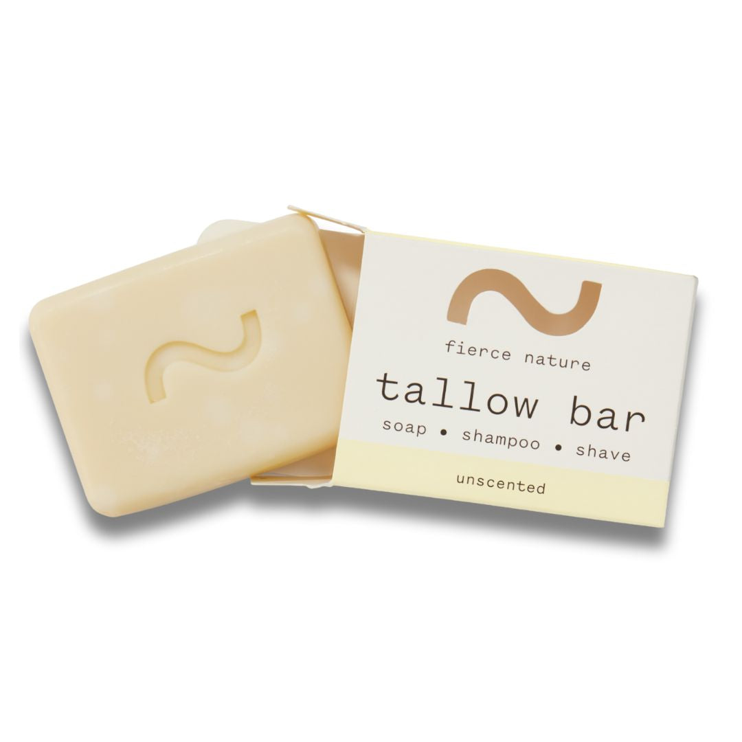 Multi-Use Tallow Bar (Unscented) - 80g