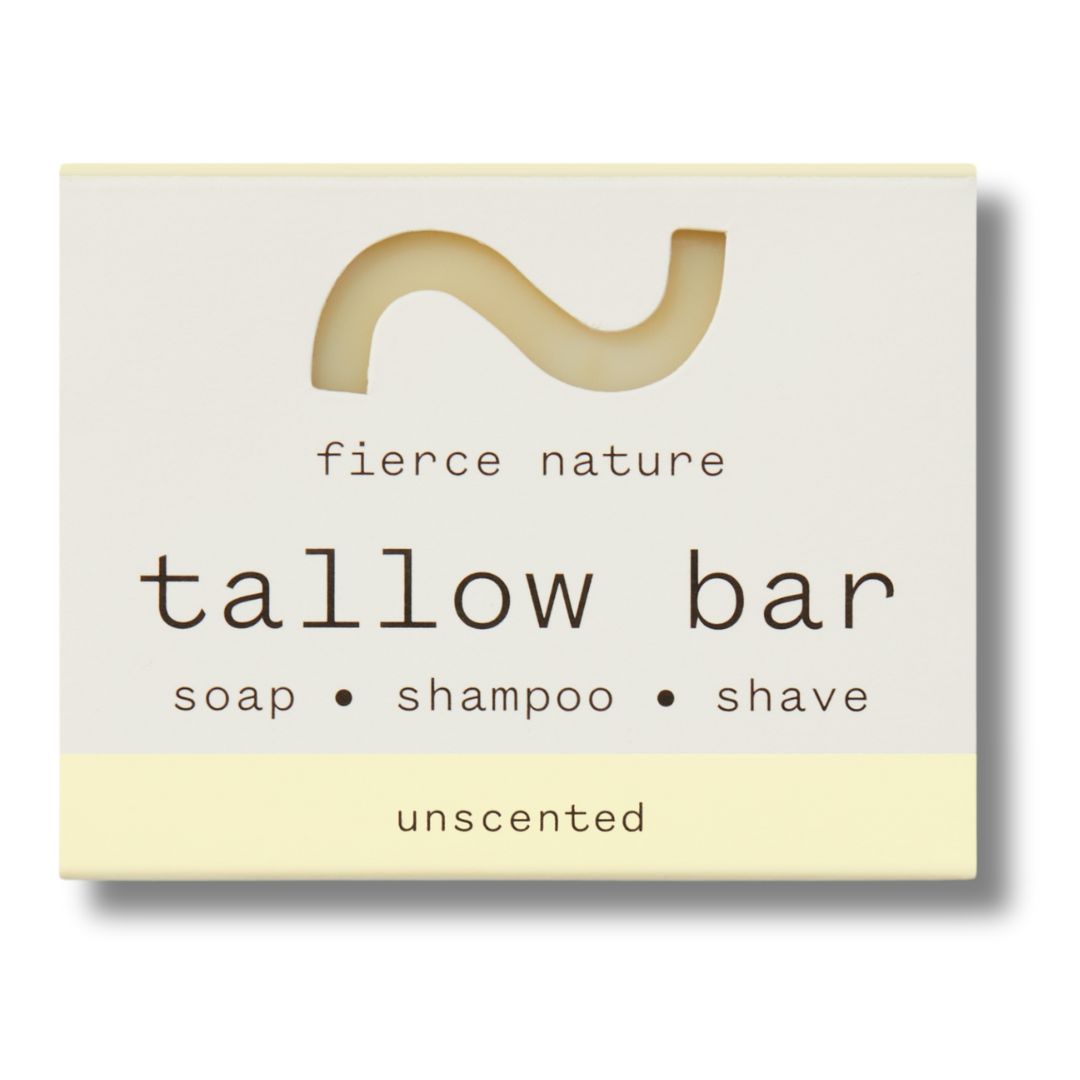 Multi-Use Tallow Bar (Unscented) - 80g