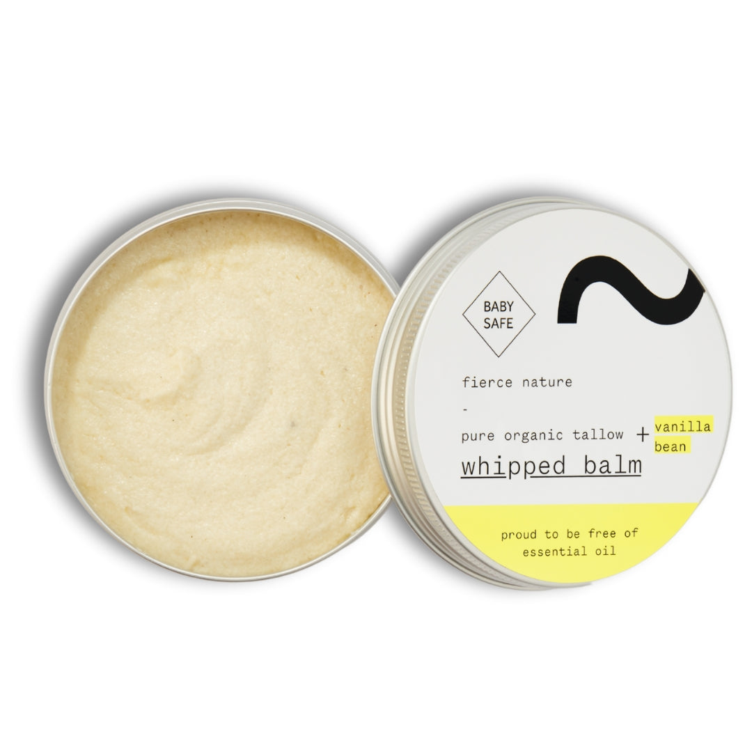 Organic Tallow Whipped Body Balm with Vanilla Bean - 120g