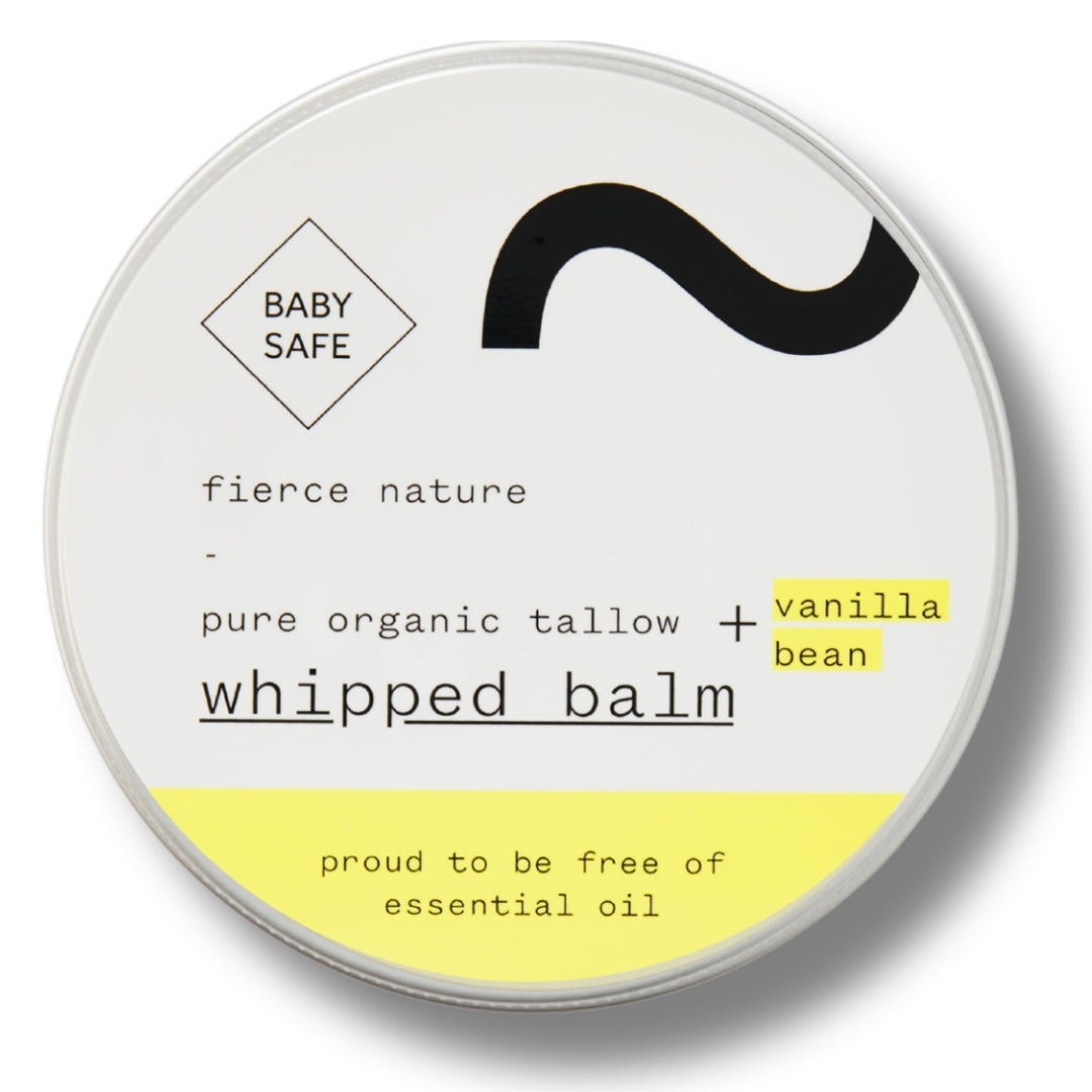Organic Tallow Whipped Body Balm with Vanilla Bean - 120g
